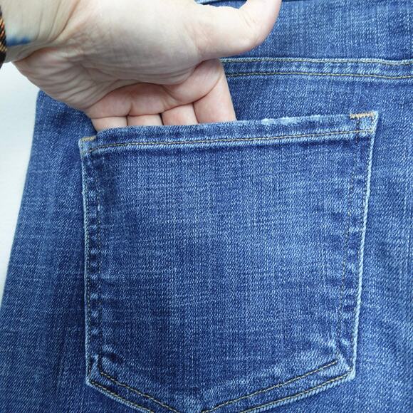 Citizens of Humanity Emerson Slim Boyfriend Jeans Sz 32 Crusade Wash Blue Denim - Picture 13 of 16